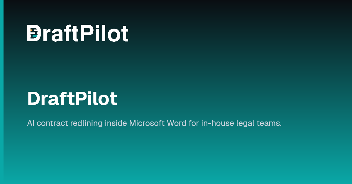 DraftPilot.ai logo